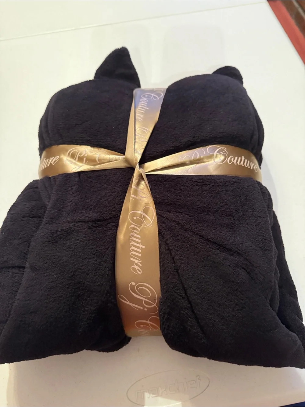 Pj Couture Kids Plush Hooded Cat Robe